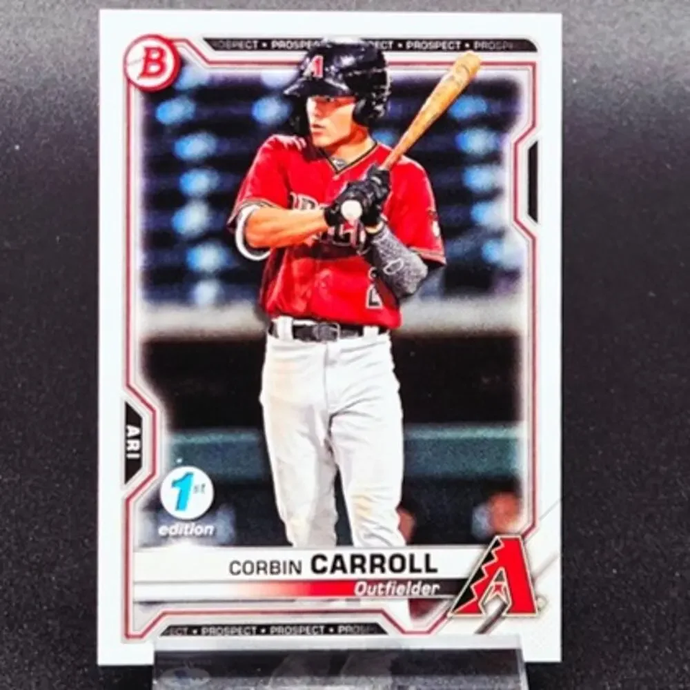 Corbin Carroll Bowman 1st Edition Prospect Bowman RC Arizona Diamondbacks Star